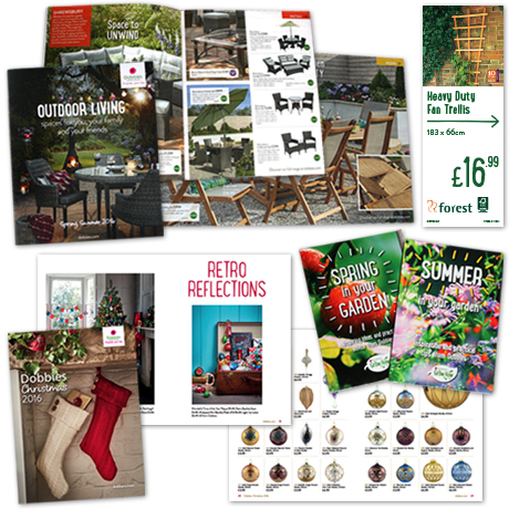 Dobbies Garden Centres Literature and POS